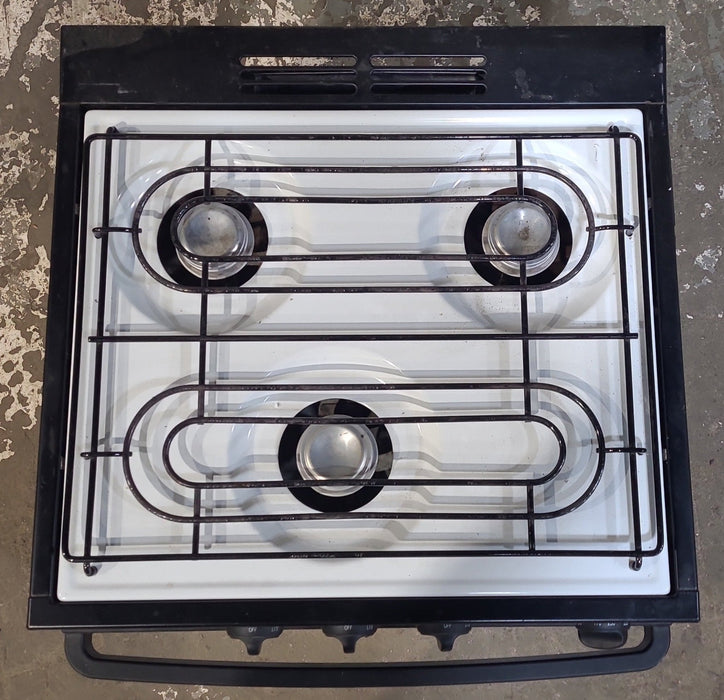 Used Atwood / Wedgewood range stove 3-burner R-W1730W1