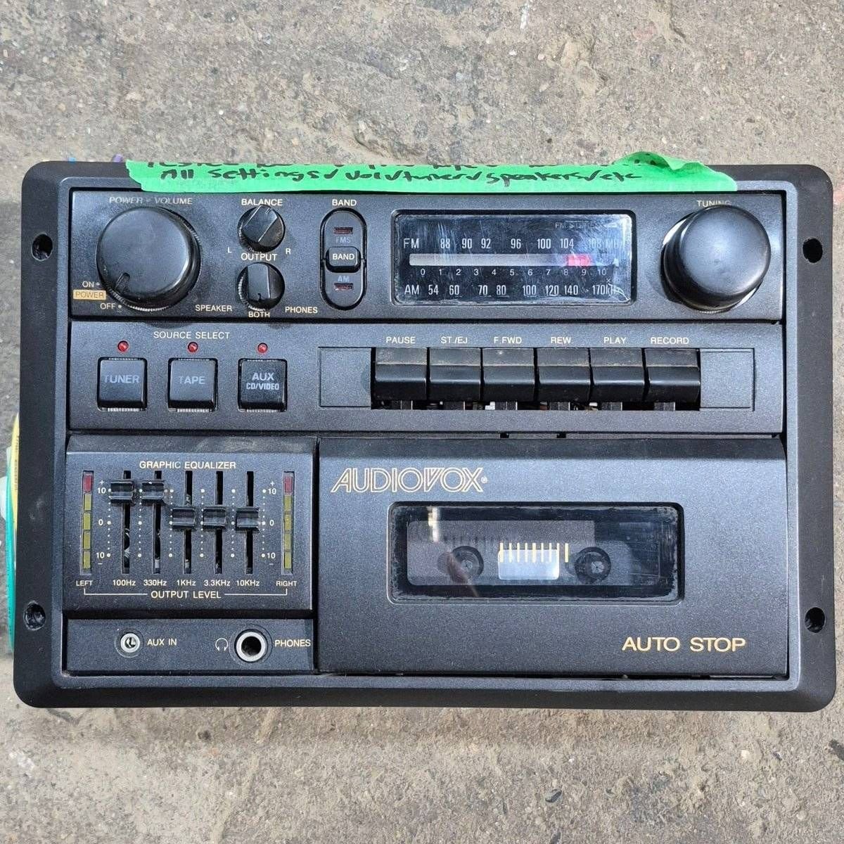Used Audiovox RV Radio AWM401 - Replacement Part — RV Part Shop US