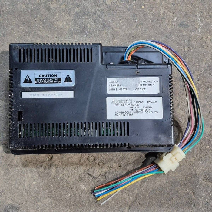 Used Audiovox RV Radio AWM401