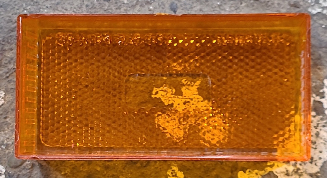 Used BARGMAN 378 : SAE-P2-A-75 Replacement Lens for Marker Light - Amber - Young Farts RV Parts
