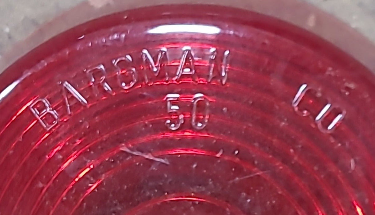 Used Bargman 50 : SAE PC 68 Replacement Lens for Marker Light -  Red