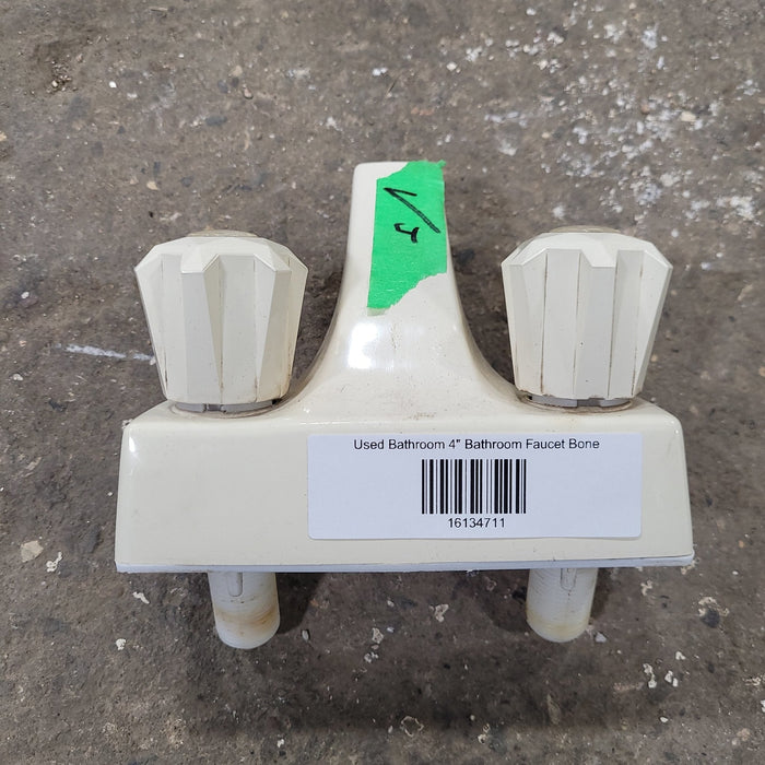 Used Bathroom 4" Bathroom Faucet Bone