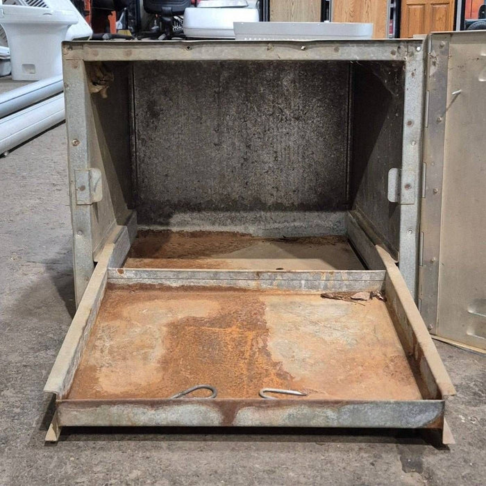 Used Battery Compartment Box With Slide Out Tray