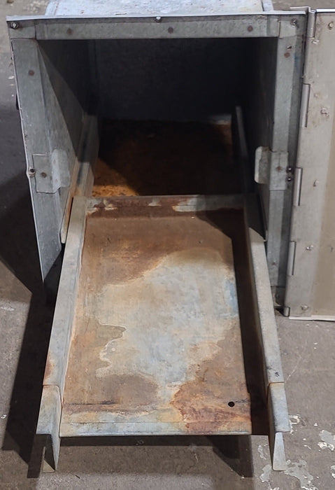 Used Battery Compartment Box With Slide Out Tray