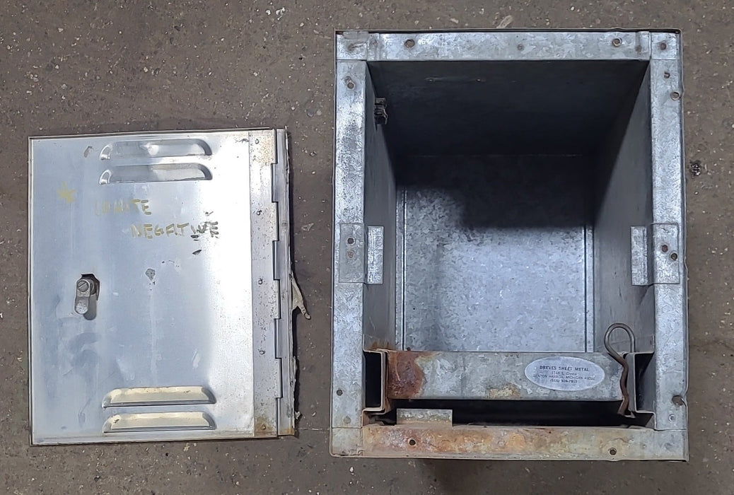 Used Battery Compartment Box With Slide Out Tray