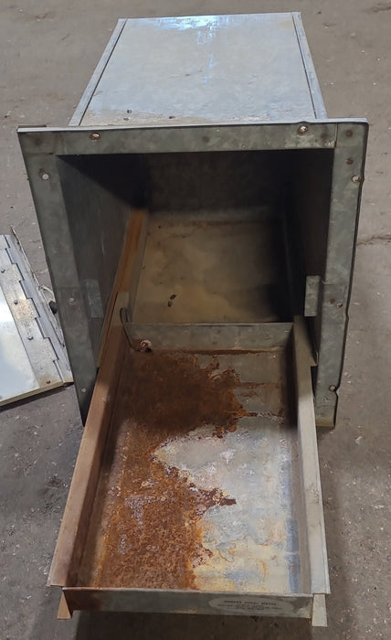Used Battery Compartment Box With Slide Out Tray