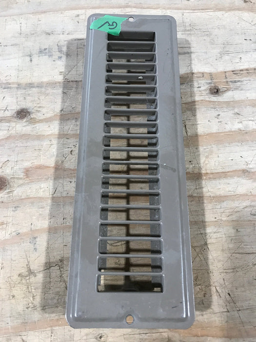 Used Beige Floor Register - Metal