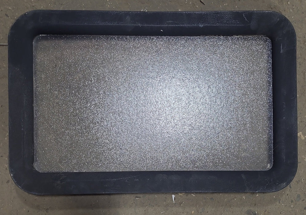 Used Black/ Brown Entry door window : 24 3/4" x 15 3/4"
