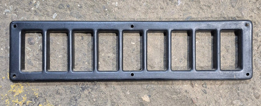 Used Black Floor Register - 15 3/8" x 3 7/8" - Young Farts RV Parts