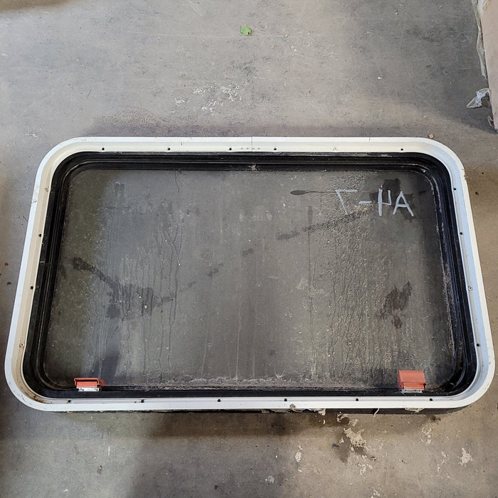 Used Black Radius Emergency Opening Window : 21 3/4 X 35 1/2 X 2" D