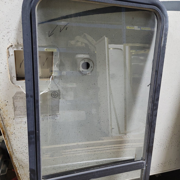 Used Black Radius Emergency Opening Window : 21 3/4" X 60 1/2" X 2" D