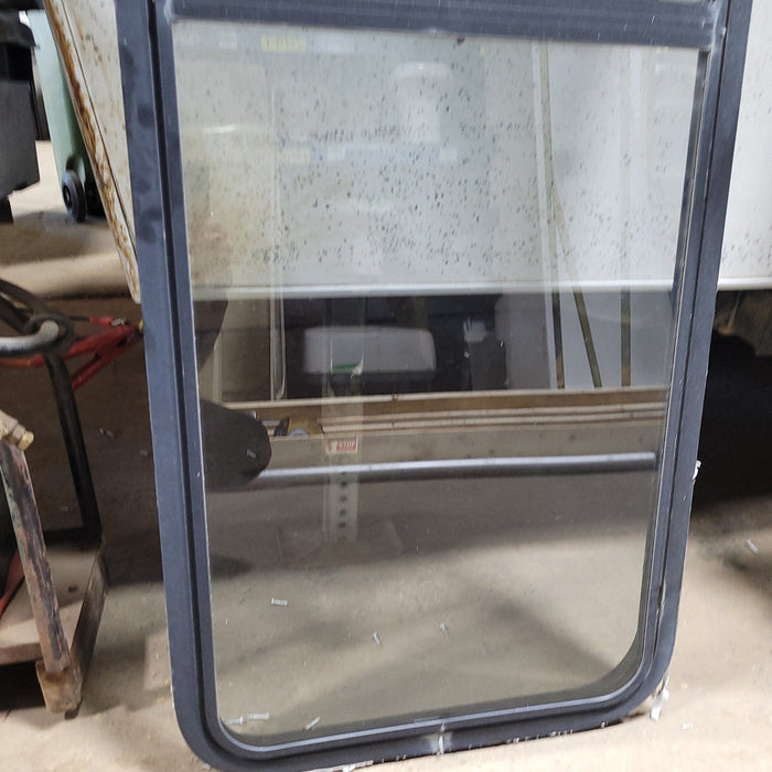 Used Black Radius Emergency Opening Window : 21 3/4" X 60 1/2" X 2" D