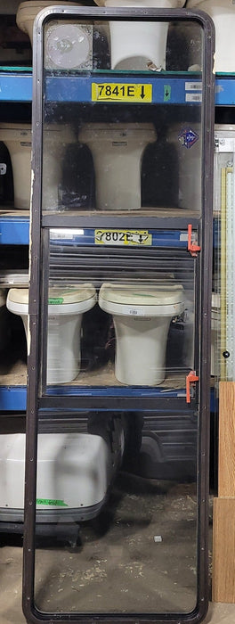 Used Black Radius Emergency Opening Window : 24" X 85" X 1" D