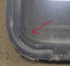 Used Black Radius Emergency Opening Window : 26 1/4" W x 34 1/4" H x 1 7/8" D - Young Farts RV Parts