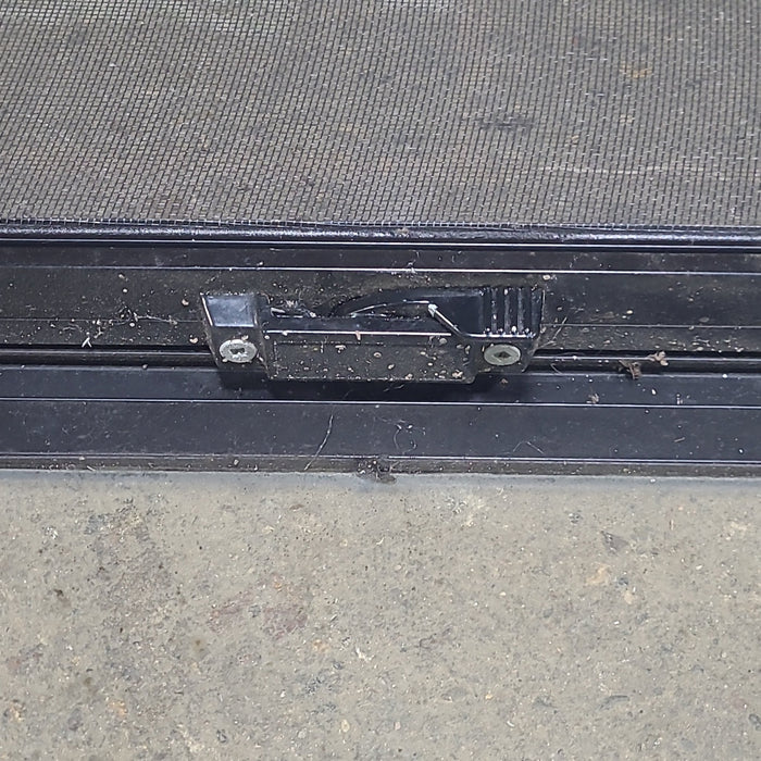 Used Black Radius Opening Window : 26 1/4" W x 34 1/4" H x 1 7/8" D