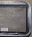 Used Black Radius Emergency Opening Window : 29 1/2" W x 19 1/2" H x 1 3/4" D - Young Farts RV Parts