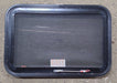 Used Black Radius Emergency Opening Window : 29 1/2" W x 19 1/2" H x 1 3/4" D - Young Farts RV Parts