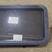 Used Black Radius Emergency Opening Window : 29 1/2" W x 19 1/2" H x 1 3/4" D - Young Farts RV Parts