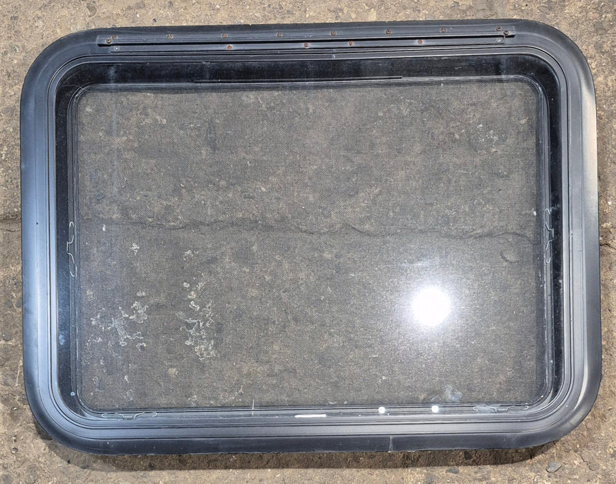 Used Black Radius Emergency Opening Window : 29 1/2" W x 21 1/2" H x 1 1/2"