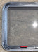Used Black Radius Emergency Opening Window : 29 1/2" W x 21 1/2" H x 1 1/2" - Young Farts RV Parts