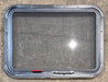 Used Black Radius Emergency Opening Window : 29 1/2" W x 21 1/2" H x 1 1/2" - Young Farts RV Parts