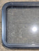Used Black Radius Emergency Opening Window : 29 1/2" W x 21 1/2" H x 1 1/2" - Young Farts RV Parts