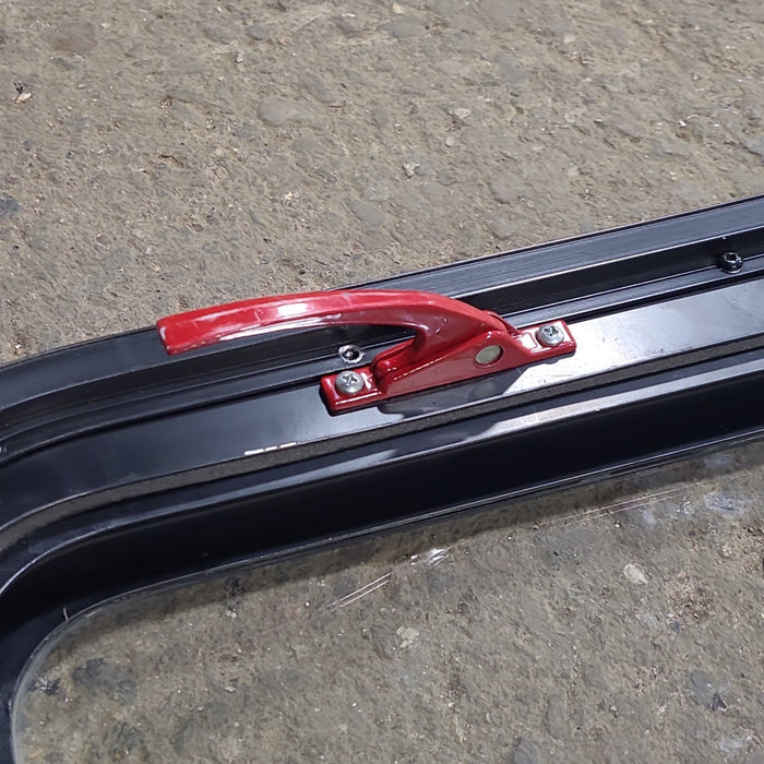 Used Black Radius Emergency Opening Window : 29 1/2" W x 21 1/2" H x 1 13/8" D