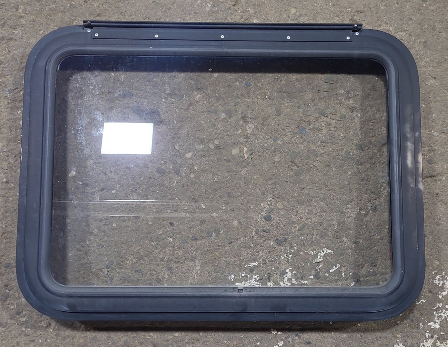Used Black Radius Emergency Opening Window : 29 1/2" W x 21 1/2" H x 1 13/8" D