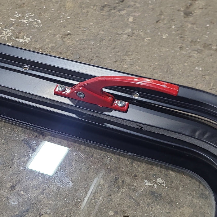 Used Black Radius Emergency Opening Window : 29 1/2" W x 21 1/2" H x 1 13/8" D