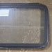 Used Black Radius Emergency Opening Window : 29 1/2" W x 21 1/2" H x 1 1/4" D - Young Farts RV Parts