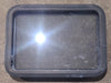 Used Black Radius Emergency Opening Window : 29 1/2" W x 21 1/2" H x 1 7/8" D - Young Farts RV Parts