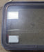 Used Black Radius Emergency Opening Window : 29 1/2" W x 21 1/2" H x 1 7/8" D - Young Farts RV Parts