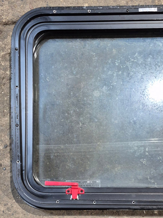 Used Black Radius Emergency Opening Window : 29 1/2" W x 21 1/2" H x 2" D