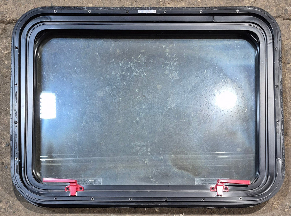 Used Black Radius Emergency Opening Window : 29 1/2" W x 21 1/2" H x 2" D