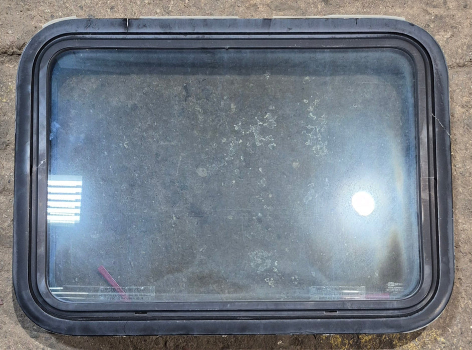 Used Black Radius Emergency Opening Window : 29 1/2" W x 21 1/2" H x 2" D