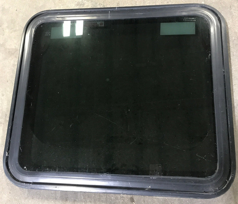 Used Black Radius Emergency Opening Window : 29 1/2" W x 25 1/2" H x 1 7/8" D