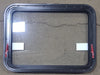 Used Black Radius Emergency Opening Window : 29 1/4" W x 19 1/2" H x 1 1/8" D - Young Farts RV Parts