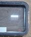Used Black Radius Emergency Opening Window : 29 1/4" W x 19 1/4" H x 1 3/8" D - Young Farts RV Parts