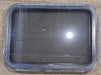 Used Black Radius Emergency Opening Window : 29 1/4" W x 21 1/4" H x 1 1/4" D - Young Farts RV Parts