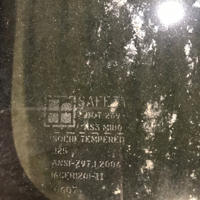 Used Black Radius Emergency Opening Window : 29.5" X 19.5" X 1.5" - Young Farts RV Parts