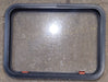 Used Black Radius Emergency Opening Window : 30 1/4" W x 22 1/4" H x 1 1/4" D - Young Farts RV Parts