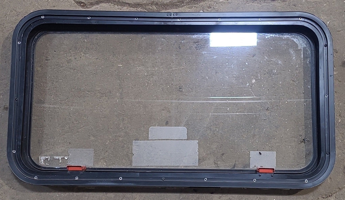 Used Black Radius Emergency Opening Window : 35 1/2" W x 18 1/2" H x 1 7/8" D