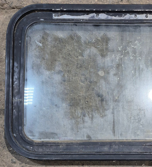 Used Black Radius Emergency Opening Window : 35 1/2" W x 19 1/2" H x 1 1/2" D