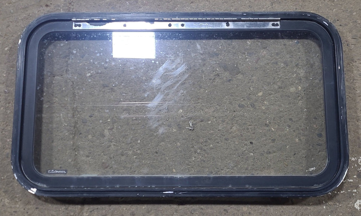 Used Black Radius Emergency Opening Window : 35 1/2" W x 19 1/2" H x 1 1/2" D