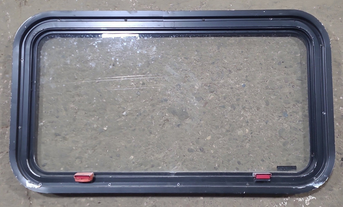 Used Black Radius Emergency Opening Window : 35 1/2" W x 19 1/2" H x 1 1/2" D
