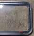 Used Black Radius Emergency Opening Window : 35 1/2" W x 19 1/2" H x 1 1/2" D - Young Farts RV Parts