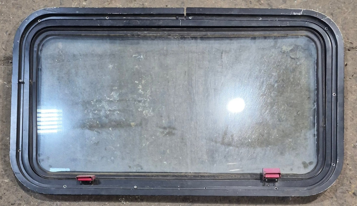 Used Black Radius Emergency Opening Window : 35 1/2" W x 19 1/2" H x 1 1/2" D