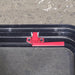 Used Black Radius Emergency Opening Window : 35 1/2" W x 19 1/2" H x 1 1/8" D - Young Farts RV Parts