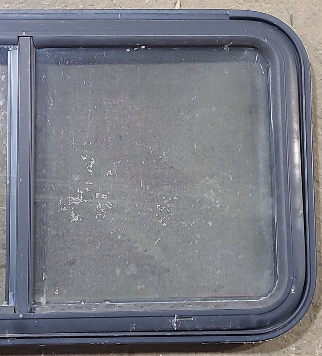 Used Black Radius Emergency Opening Window : 35 1/2" W x 19 1/2" H x 1 1/8" D