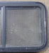 Used Black Radius Emergency Opening Window : 35 1/2" W x 19 1/2" H x 1 1/8" D - Young Farts RV Parts